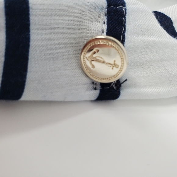 ZARA- Nautical Blouse- Women's- Size Small - Picture 7 of 9